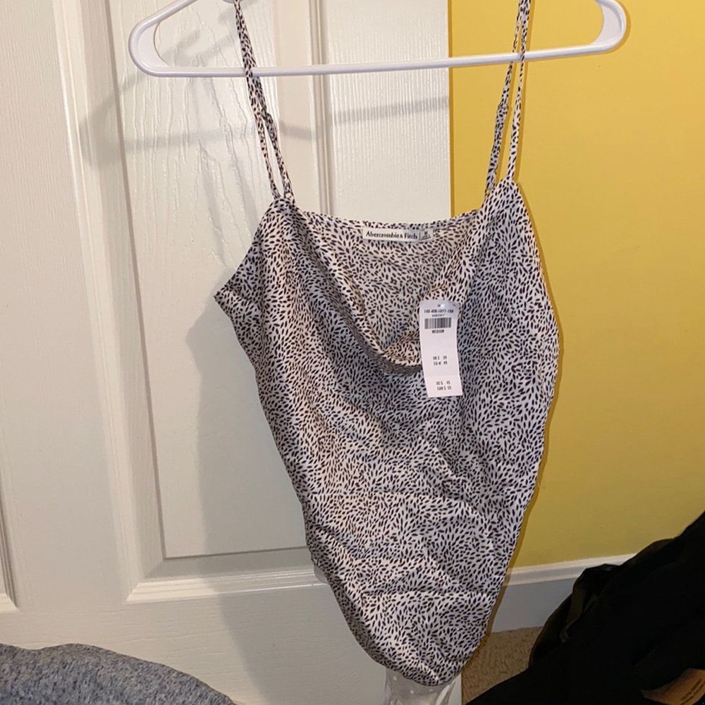 Abercrombie & Fitch Black and White Bodysuit